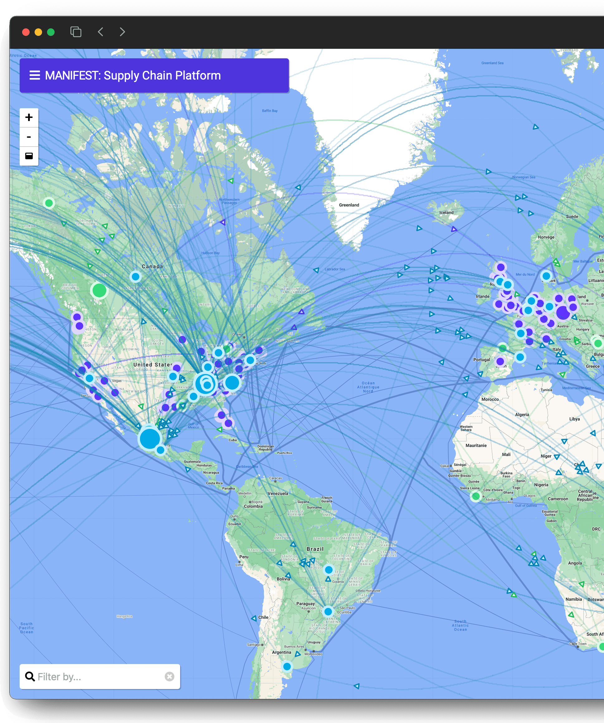 Image preview of the Manifest interface